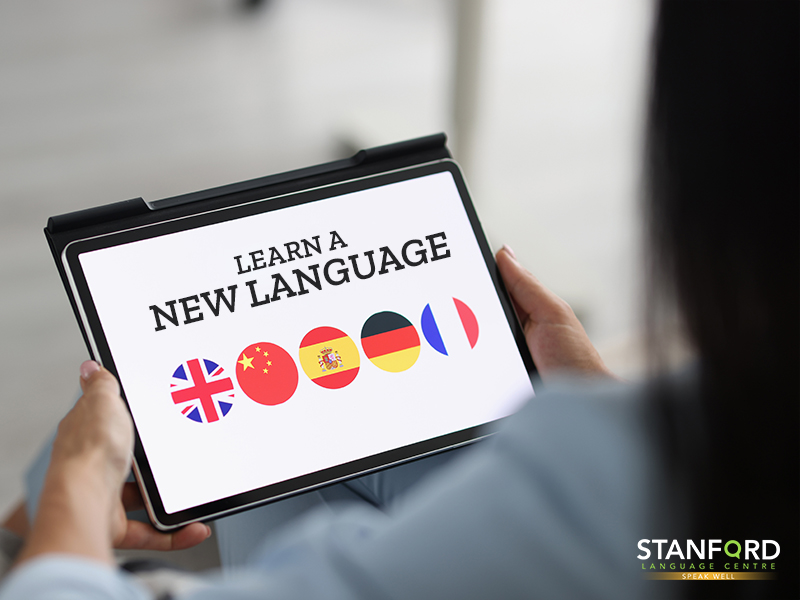 Learning A New Language on A Tablet