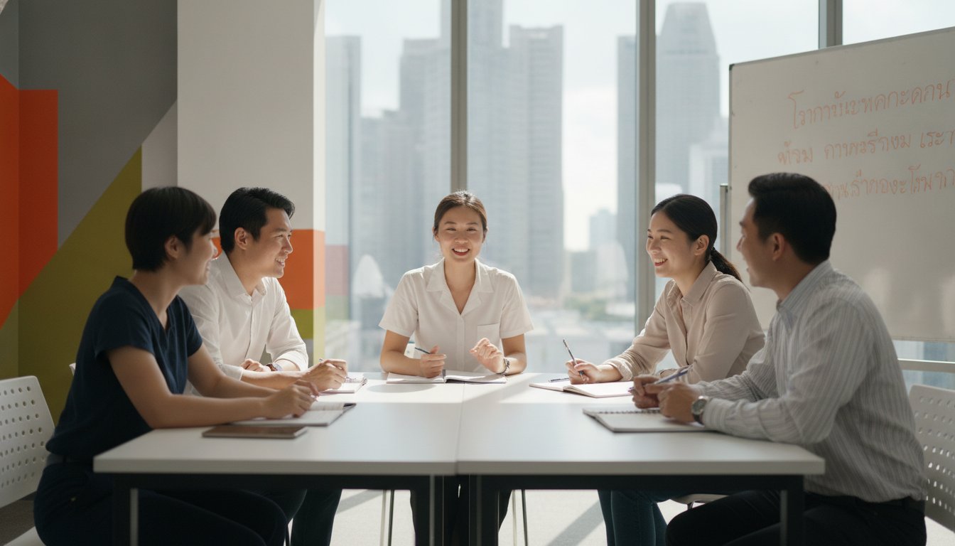 Small Group Thai Language Class: Why It works better for some participant?